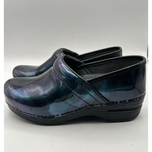 DANSKO XP Women’s Clogs Size EU 36 US 5.5-6 Shoes Blue Iridescent Nursing